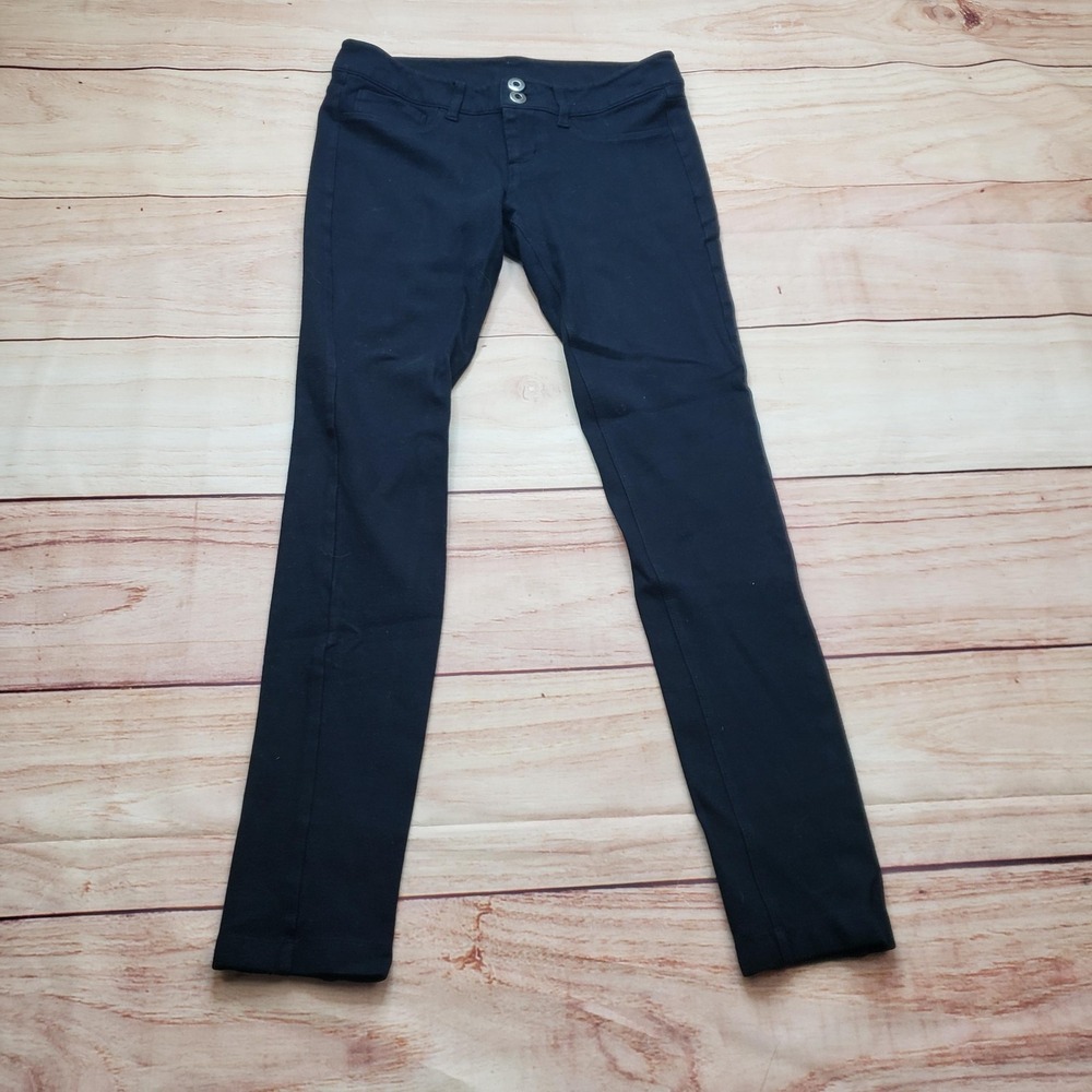 Express Pants Womens XS Black Ponte Jegging Pull On Pockets Stretch Slim Ladies